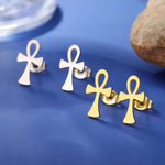 Boucle d'oreille croix de vie - Vignette | Vera Croix