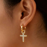 Boucles d’oreilles croix - Vignette | Vera Croix