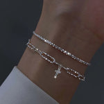 Bracelet croix diamant - Vignette | Vera Croix