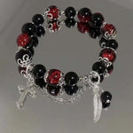 Bracelet croix rouge - Vignette | Vera Croix