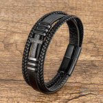 Bracelet homme croix catholique - Vignette | Vera Croix