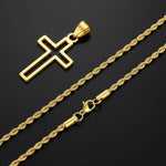 Chaîne et croix en or - Vignette | Vera Croix