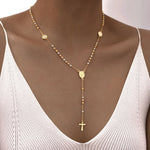 Collier croix et vierge - Vignette | Vera Croix