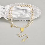 Collier croix perle - Vignette | Vera Croix