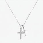 Collier double croix - Vignette | Vera Croix