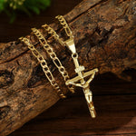Pendentif croix plaqué or - Vignette | Vera Croix