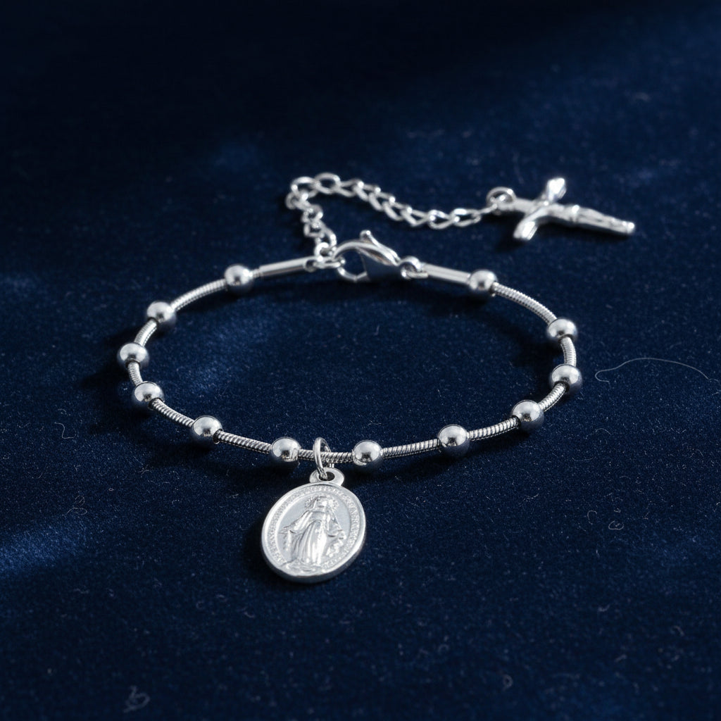 Bracelet argent chrétienne