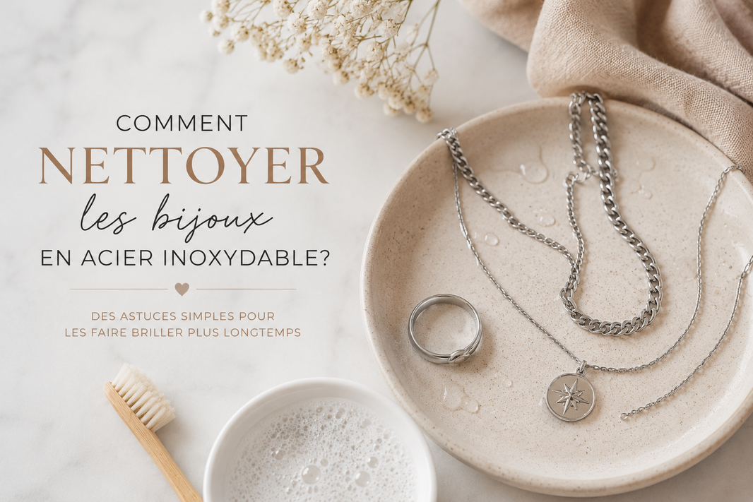 Comment nettoyer des bijoux en acier inoxydable sans les abîmer ?