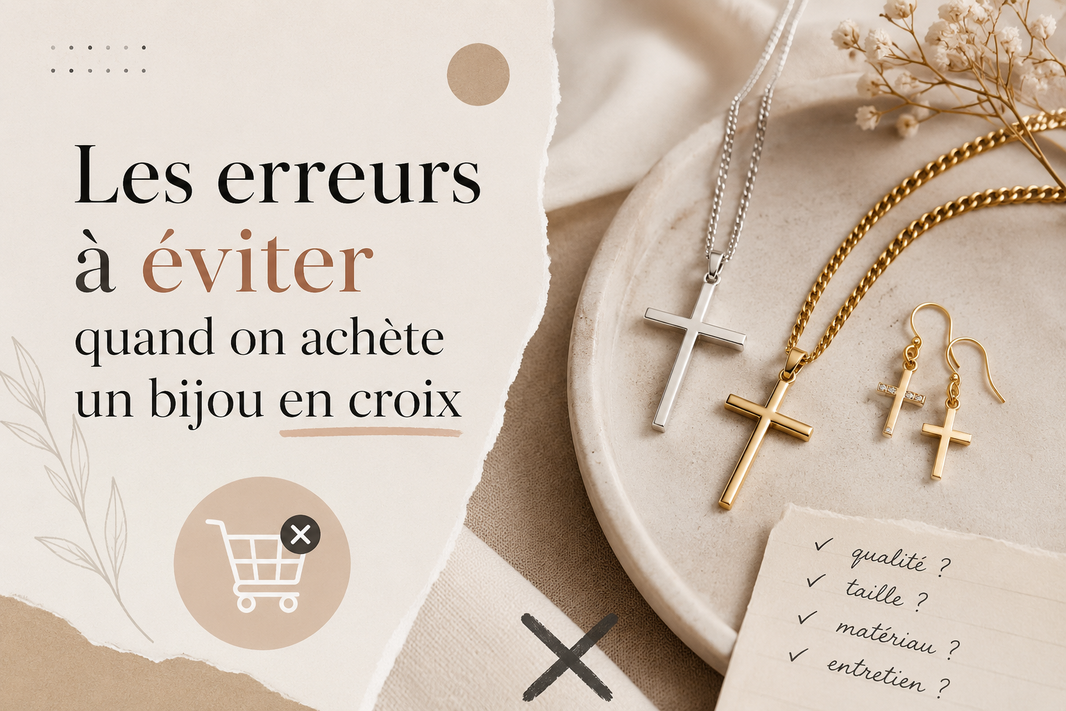 Les erreurs à éviter quand on achète un bijou en croix