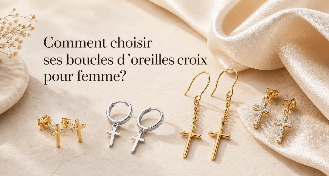 Comment choisir ses boucles d’oreilles croix pour femme?