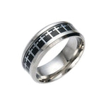Bague anneau croix serties - Vignette | Vera Croix