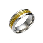 Bague anneau croix serties - Vignette | Vera Croix