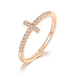 Bague croix diamant - Vignette | Vera Croix
