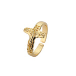 Bague croix or - Vignette | Vera Croix