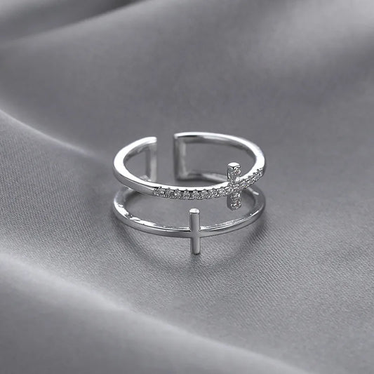 Bague en croix