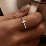 Bague en croix argent - Vignette | Vera Croix