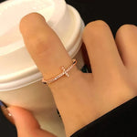 Bague rose croix - Vignette | Vera Croix