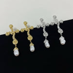 Boucle d'oreille grande croix - Vignette | Vera Croix