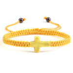 Bracelet cordon croix ajustable - Vignette | Vera Croix