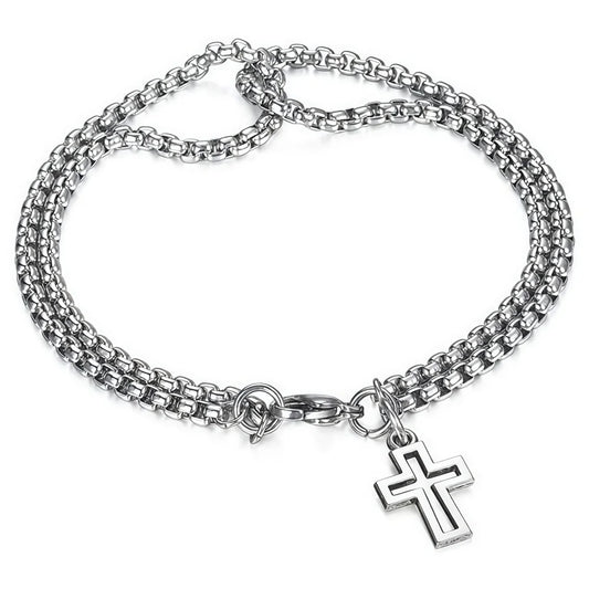 Bracelet croix homme luxe