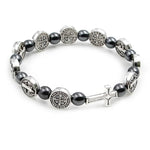 Bracelet croix perle - Vignette | Vera Croix