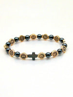 Bracelet croix perle - Vignette | Vera Croix