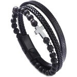 Bracelet cuir avec croix - Vignette | Vera Croix