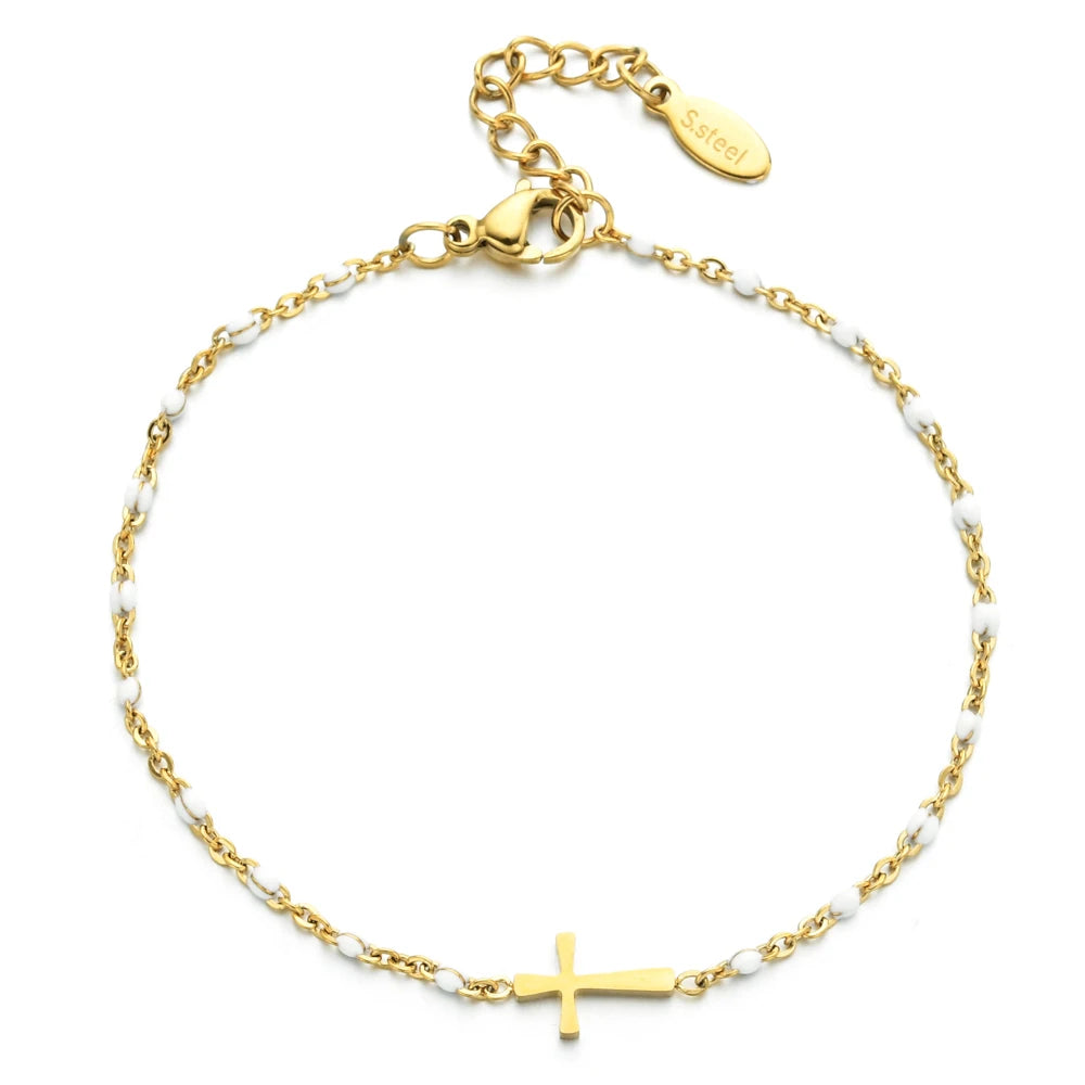 Bracelet en croix