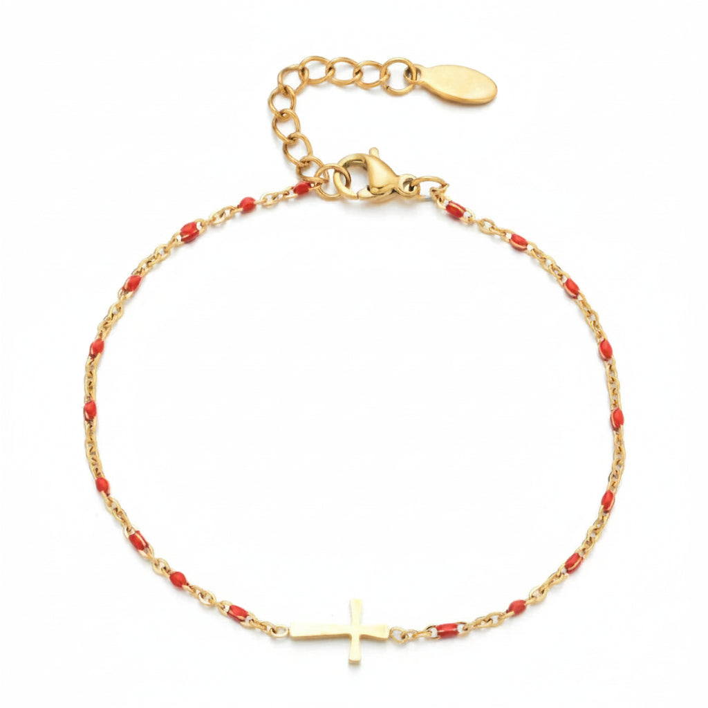 Bracelet en croix