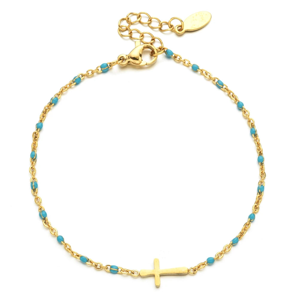 Bracelet en croix