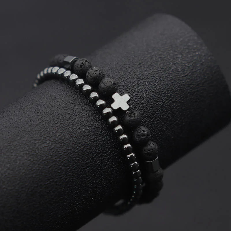 Bracelet  en croix homme