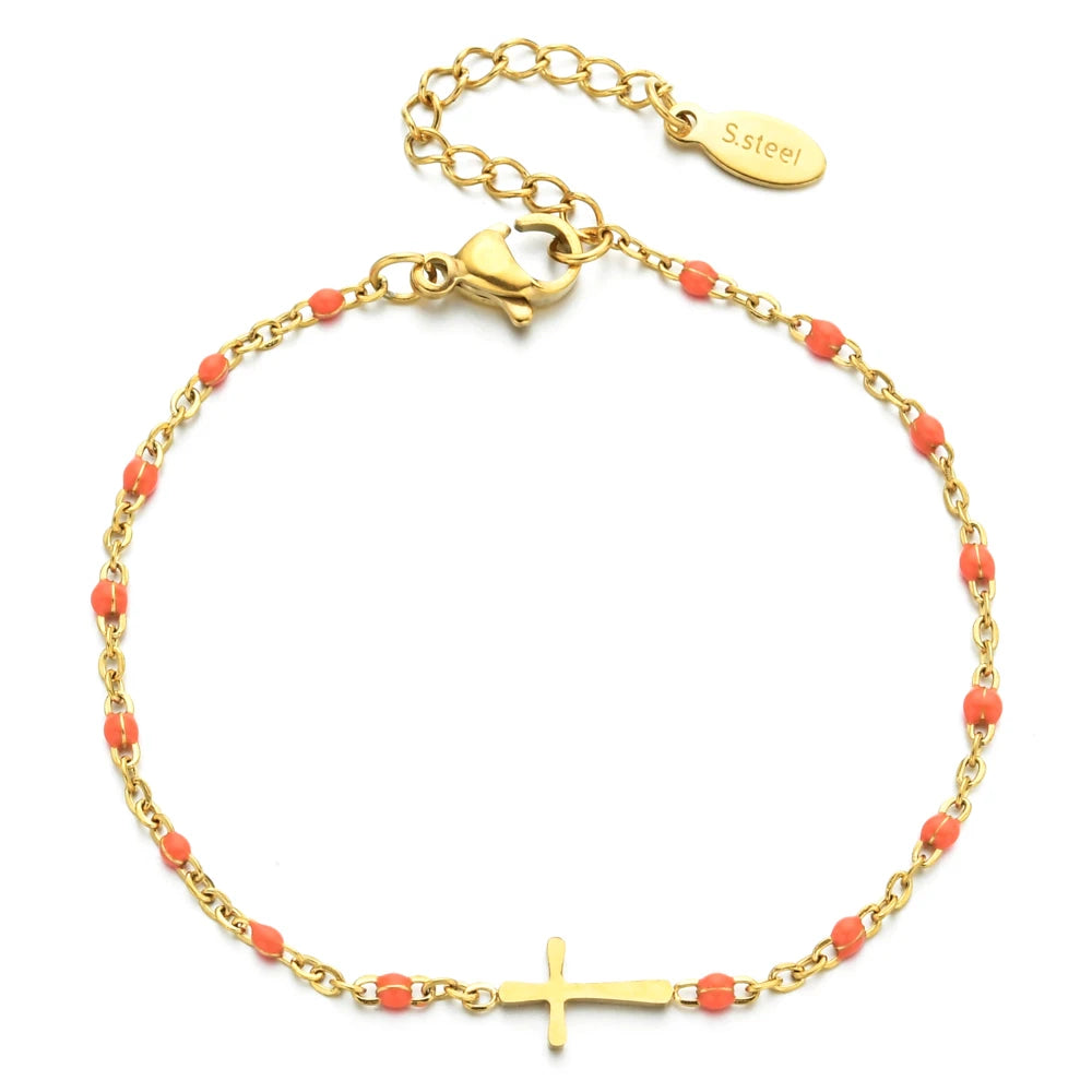 Bracelet en croix