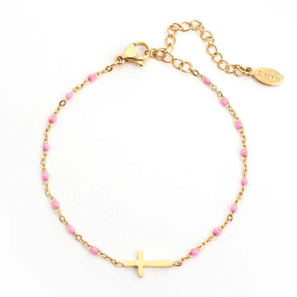 Bracelet en croix