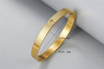 Bracelet jonc croix - Vignette | Vera Croix