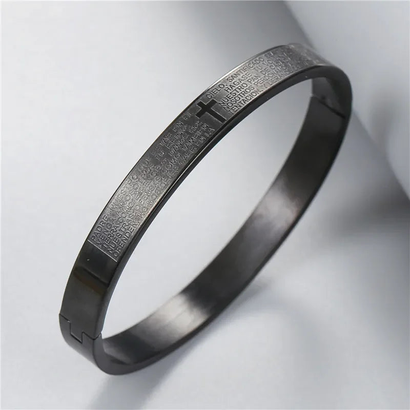 Bracelet jonc croix