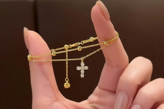 Bracelet petite croix