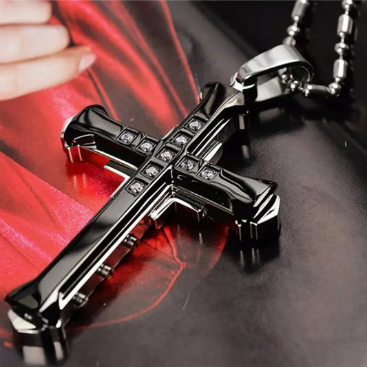 Chaîne croix homme