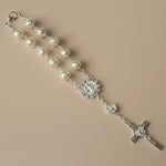 Chapelet blanc croix - Vignette | Vera Croix