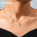 Collier avec croix égyptienne - Vignette | Vera Croix