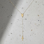 Collier cravate croix - Vignette | Vera Croix