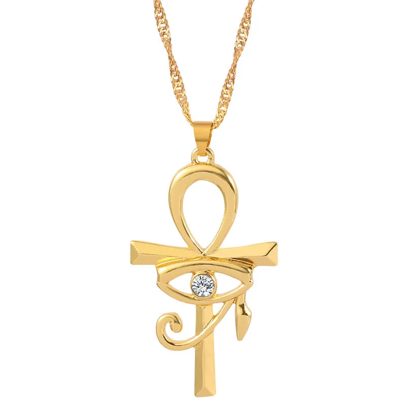 Collier croix ankh