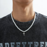 Collier croix blanche - Vignette | Vera Croix
