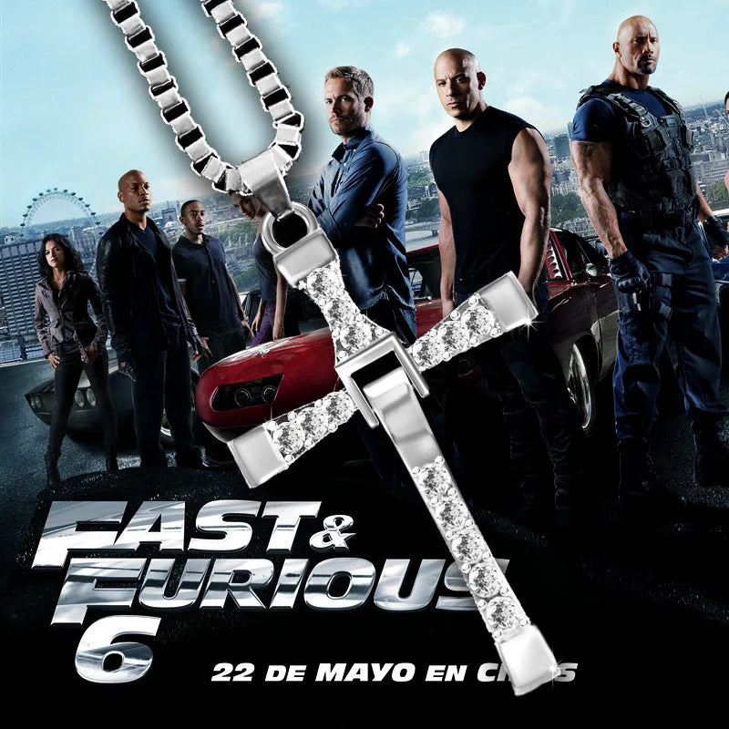 Collier croix fast and furious