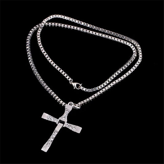 Collier croix fast and furious