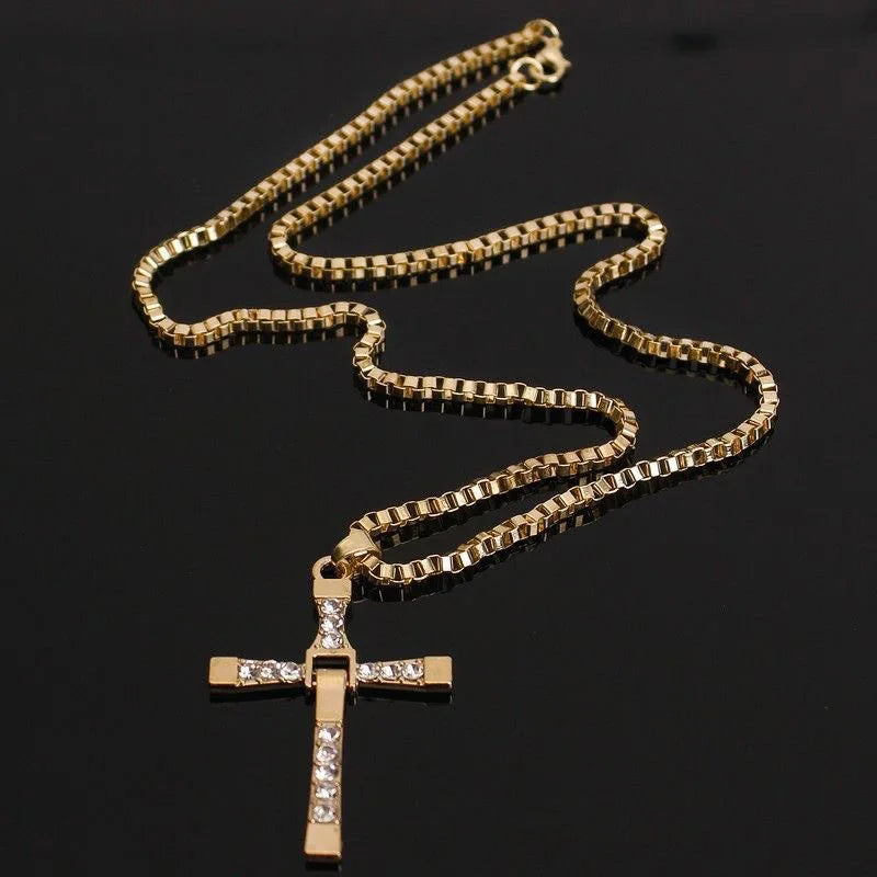 Collier croix fast and furious