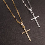 Collier croix homme or - Vignette | Vera Croix