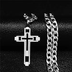 Collier croix long - Vignette | Vera Croix