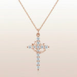 Collier croix rose - Vignette | Vera Croix
