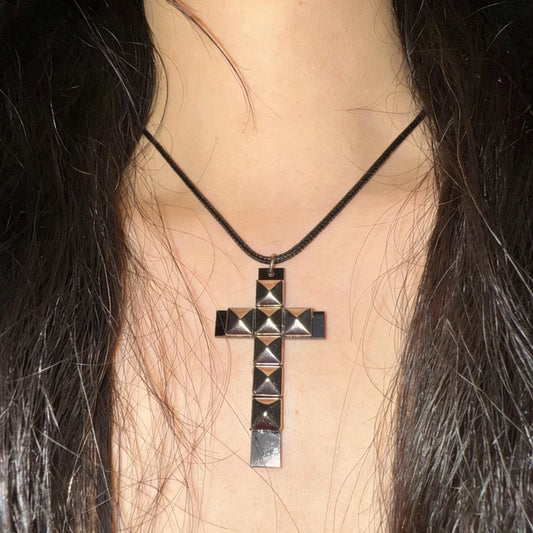 Collier grosse croix