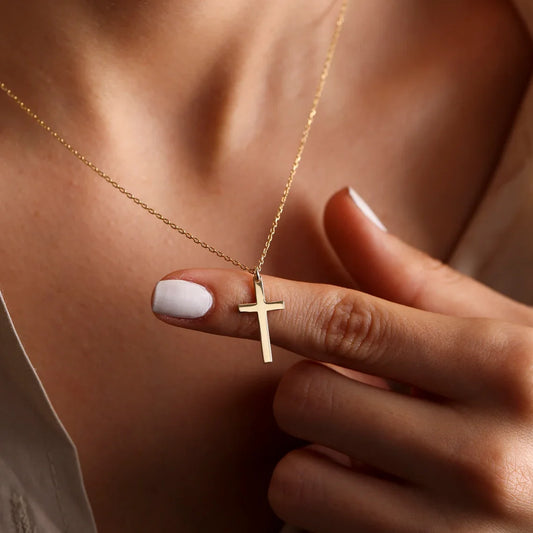 Collier petite croix